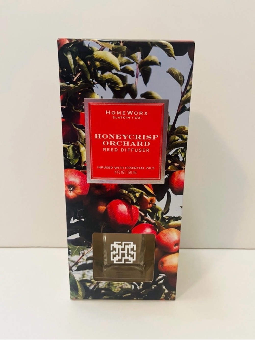 Homeworx by Slatkin & Co. Honeycrisp Orchard Reed Diffuser with Essential Oils